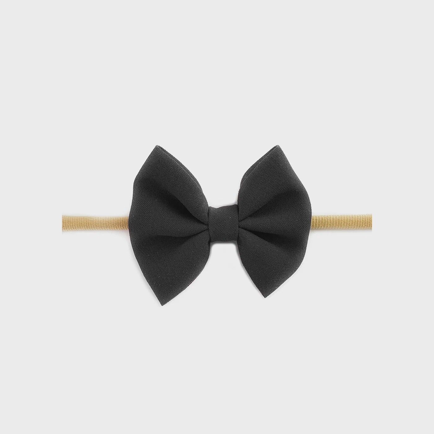 Baby Wisp - Elastic Bow Headband, Colour: Black