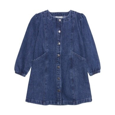 En-Fant Denim Dress, Colour: Denim, Size: 2T