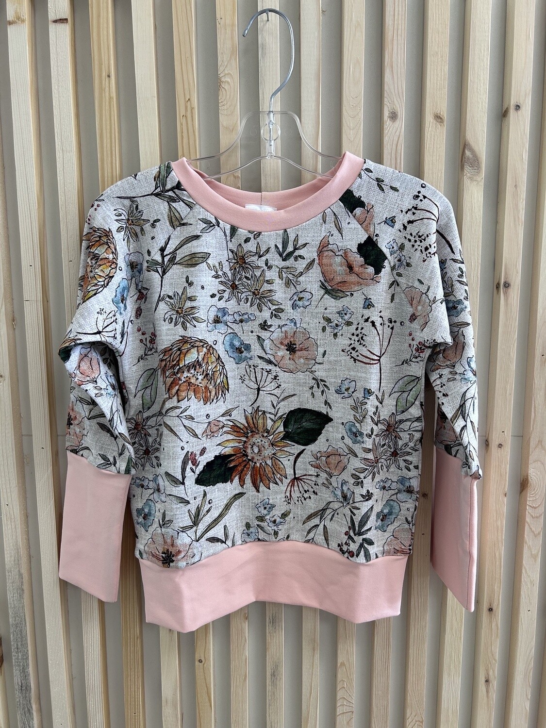 Wallace Emerson Co - Grow With Me Crewnecks, Colour: Breezy Garden, Size: 3-12m