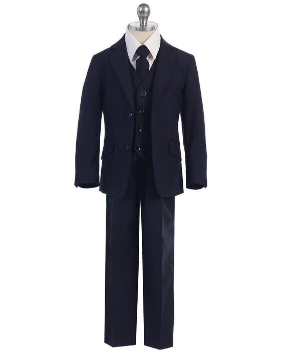 Fouger - Boys Slim 3 Piece Suit