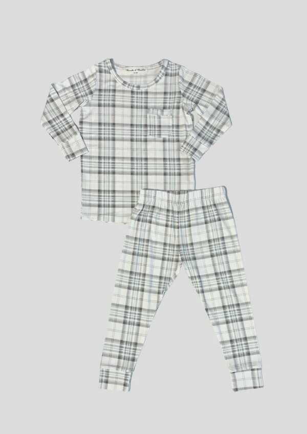 Bambi &amp; Birdie - Evergreen Classic Thermal Pajamas, Size: 2T
