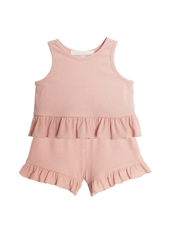 Mabel &amp; Honey - Pink Petal 2 PC Set
