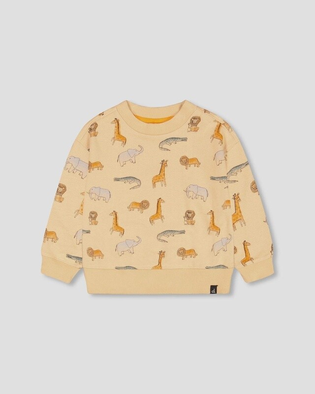 Deux Par Deux - Printed Terry Sweatshirt