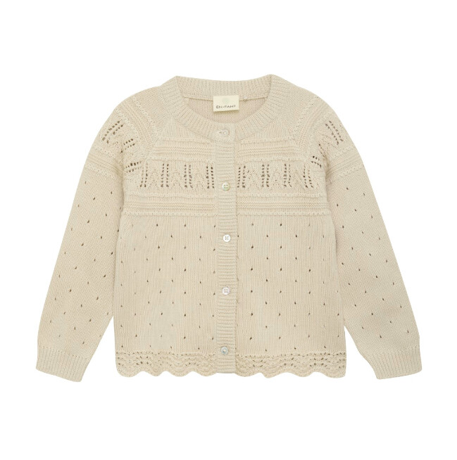 En Fant - Cream Knit Cardigan