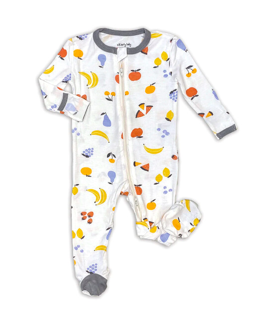 Silkberry Baby - Bamboo Footed Sleepers - Prints SALE