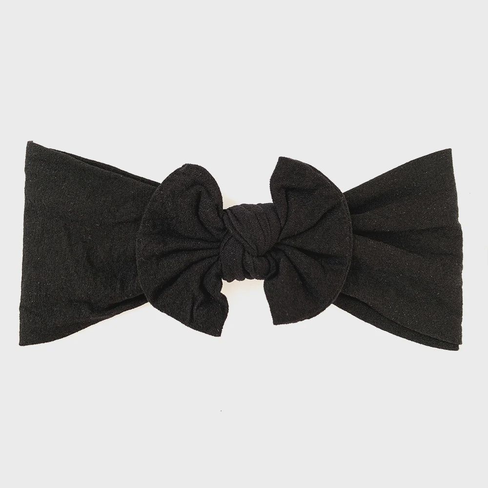 Baby Wisp - Nylon Headband, Colour: Black