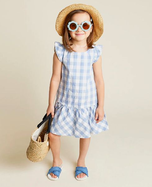 Miles the Label - Poplin Plaid Woven Dress