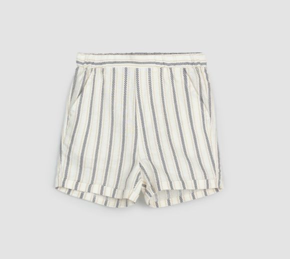 Miles the Label - Striped Linen Shorts