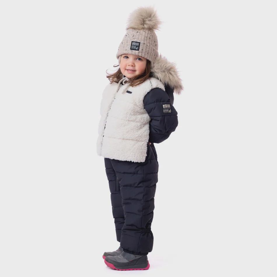 Nano - One-Piece Snowsuit, Colour: Black/Ivory, Size: 6 Months