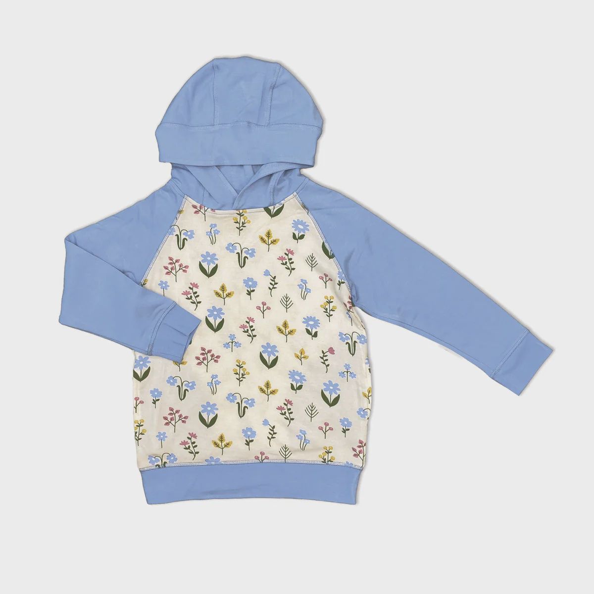 Silkberry Baby - Fleece Pullover Hoodie, Colour: Wildflower, Size: 18-24m