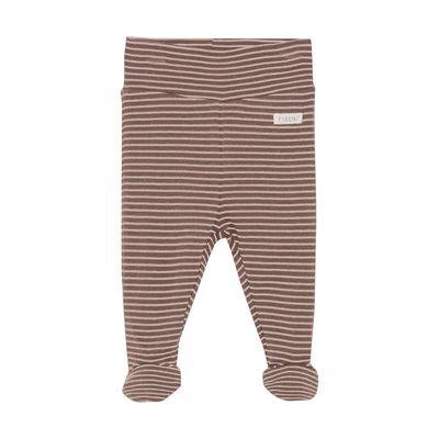 Fixoni - Striped  Bodysuit &amp; Footed Pant Set