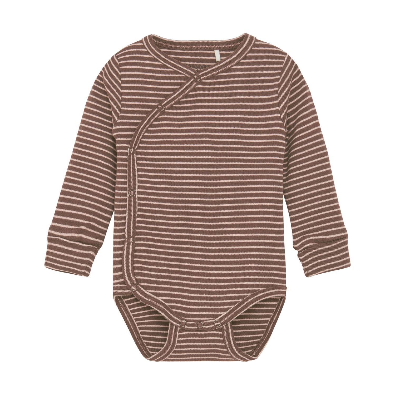 Fixoni - Striped  Bodysuit &amp; Footed Pant Set, Size: Premie, Colour: Taupe