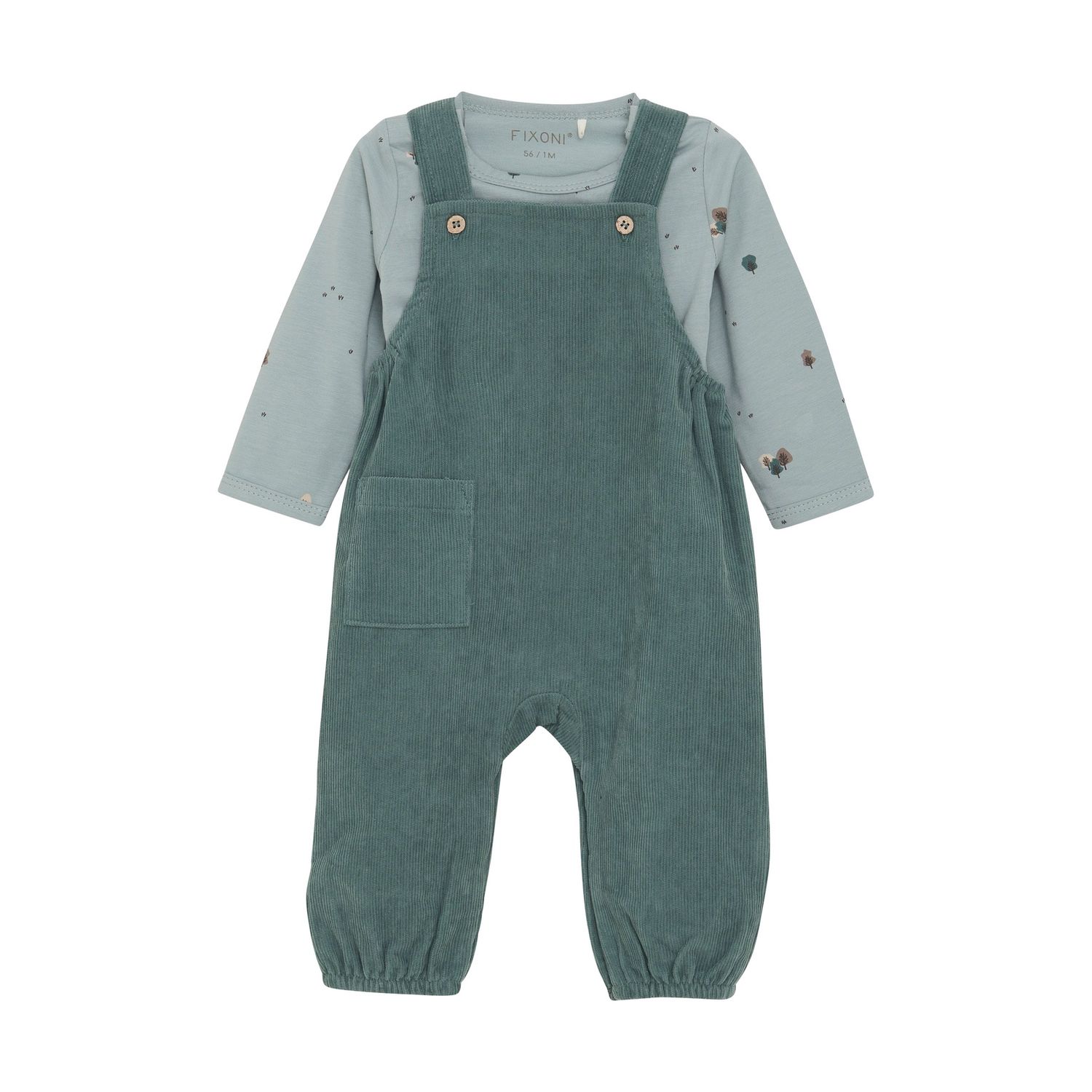 Fixoni - Cord Overall Set, Size: Newborn