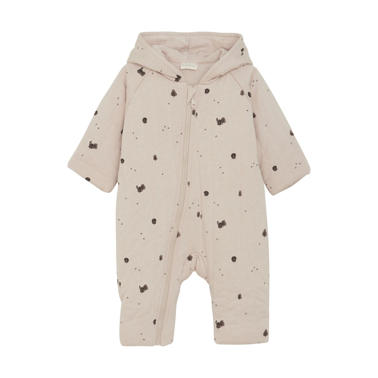 Fixoni - Lined Bunting, Size: Newborn, Colour: Moonlight