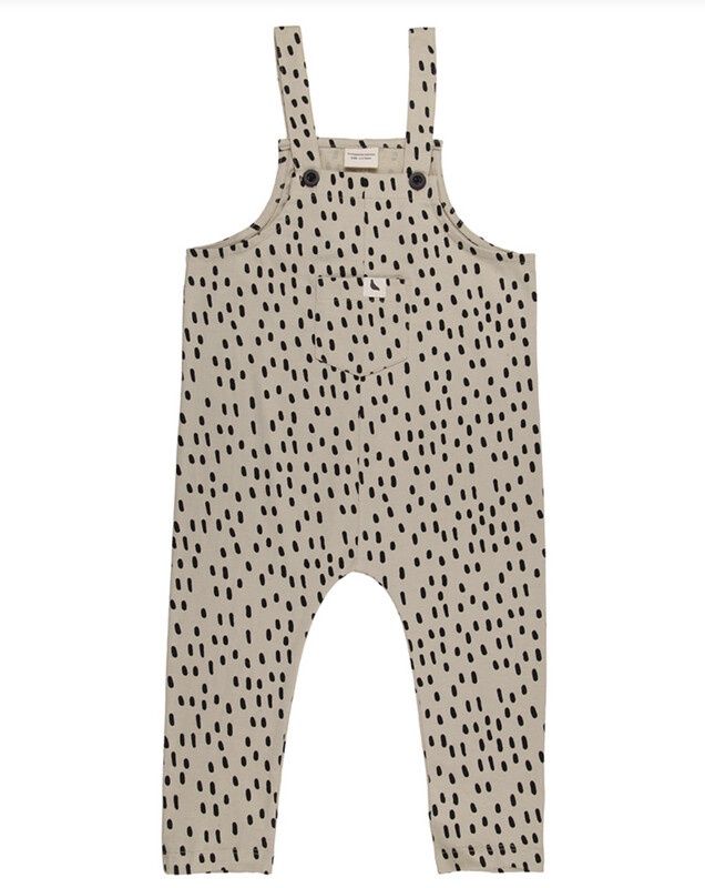 Turtle Dove London - Dungaree SALE, Available Colour &amp; Size: Doodle - 0-6 Months