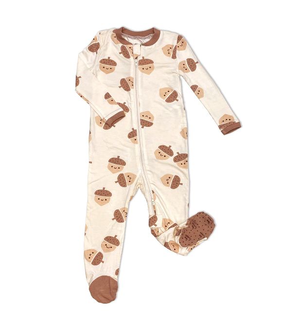 Silkberry Baby - Bamboo Footed Sleeper - Prints