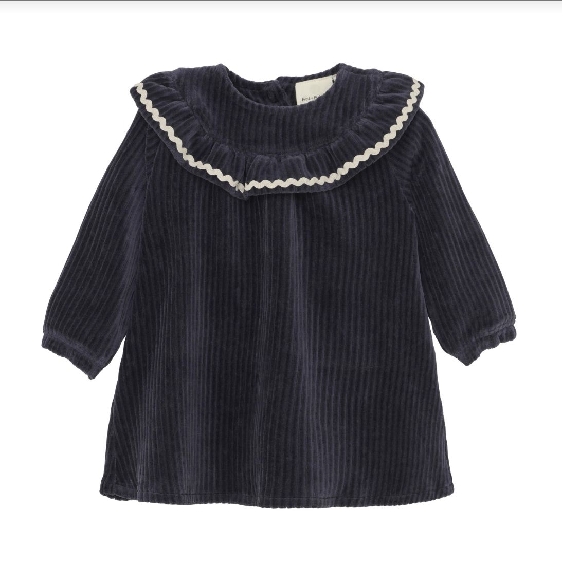 En-Fant -Corduroy Dress, Colour: Navy, Size: 3 Months