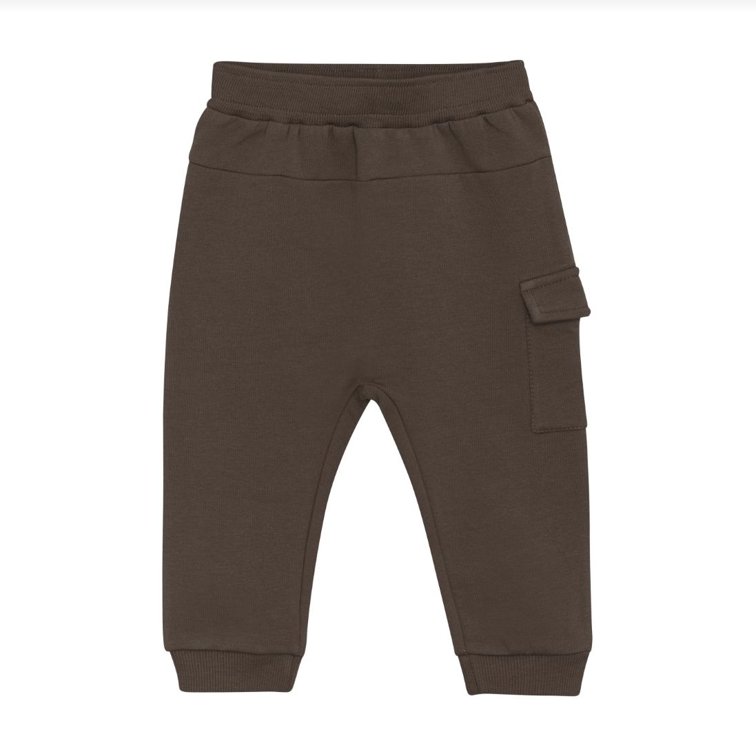 En-Fant - Sweat Pant with Pocket, Colour: Brown, Size: 3 Month