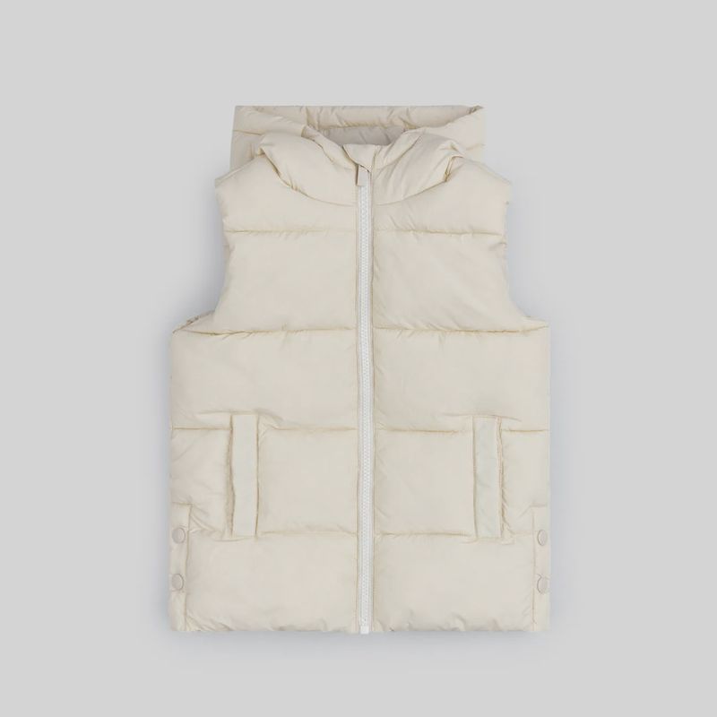 Miles the Label - Hooded Quilted Vest, Size: 2T