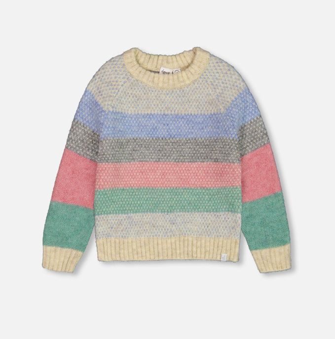 Deux Par Deux - Striped Multicolour Knit