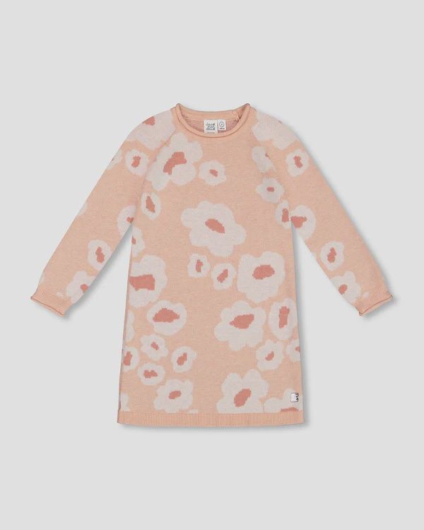 Deux Par Deux - Retro Flower Knit Dress