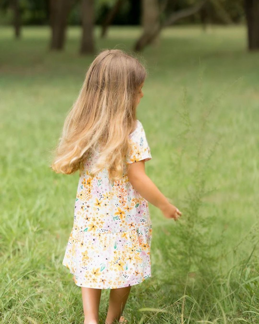 Bambi &amp; Birdie - Day Dress, Colour: Fresh Bloom, Size: 2/3
