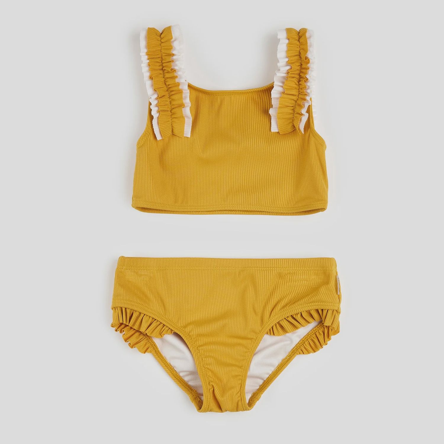 Petit Lem - Gold Ribbed Two-Piece (family matching), Size: 2 Years
