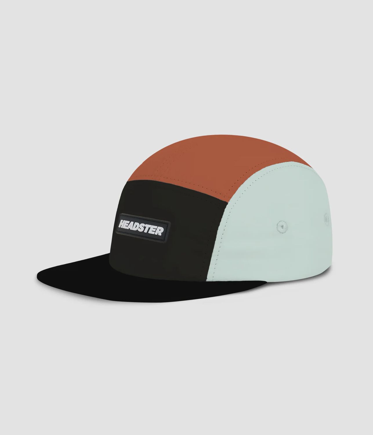 Headster - Runner Nylon Five Panel, Colour: Black, Size: 48cm