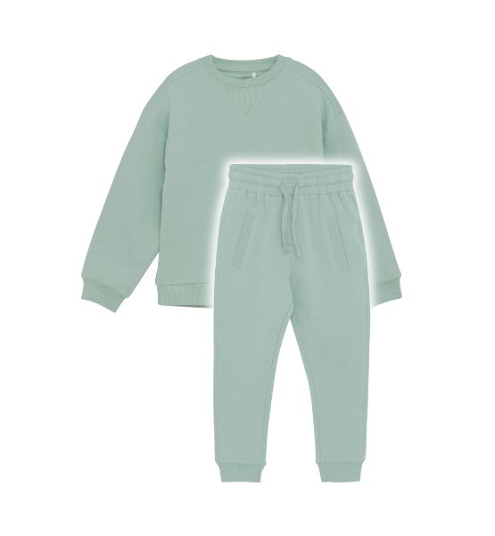 En-Fant - Mint Green Sweater Set, Size: 18 Months