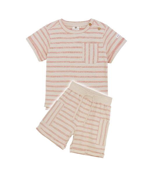 En-Fant - Striped T-Shirt Set, Size: 18 Months