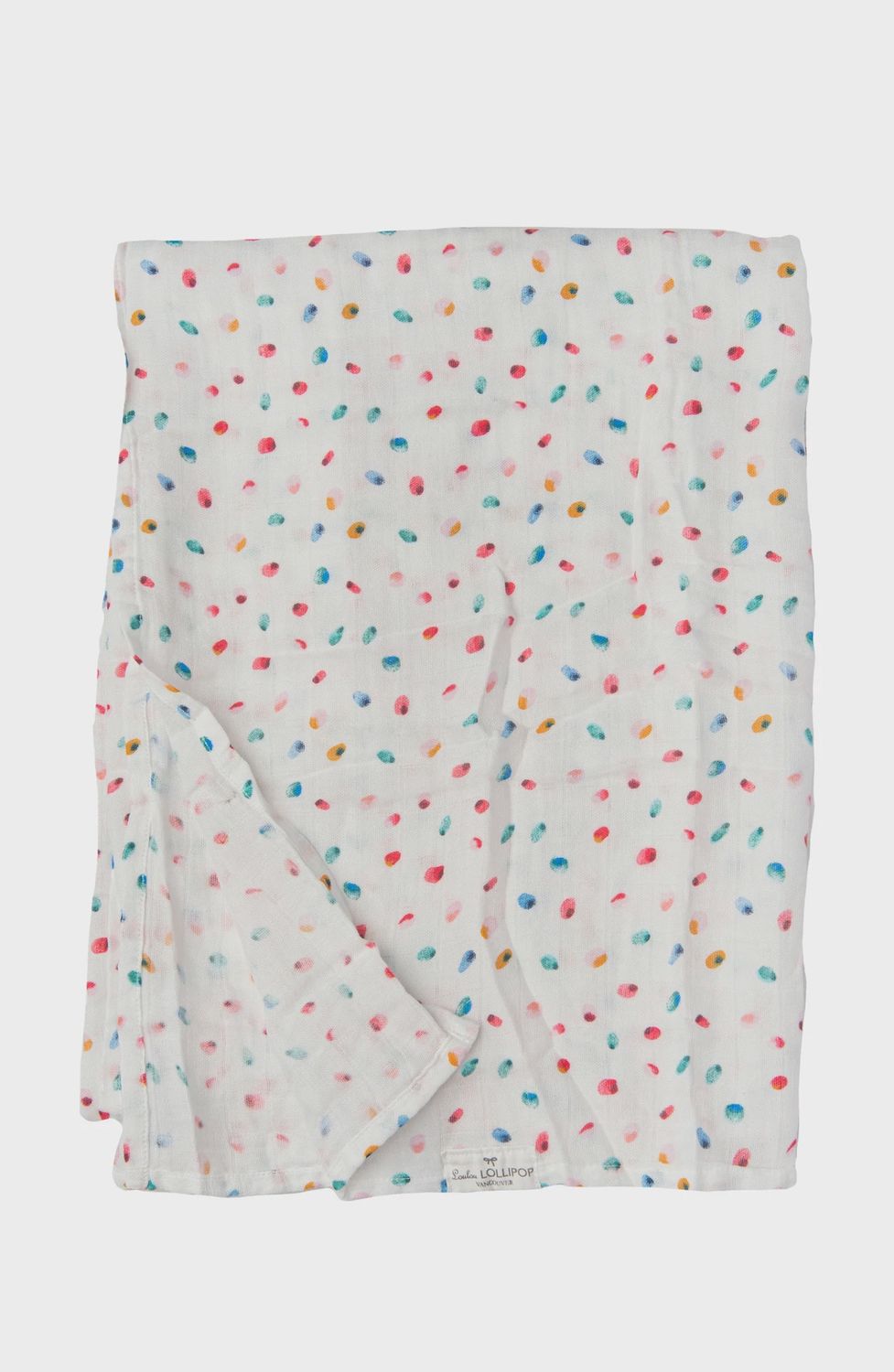 Loulou Lollipop - Muslin Swaddle Blanket, Colour: Butterfly Dots