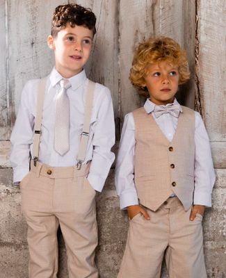 Deux par Deux - Light Taupe Dress Pants