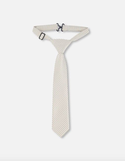 Deux par Deux - Neck Tie, Colour: Light Taupe, Size: 3-6 Years