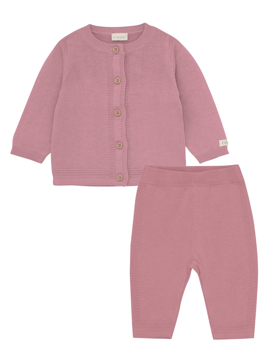 Fixoni - Knit Cardigan Set, Size: 1 Month