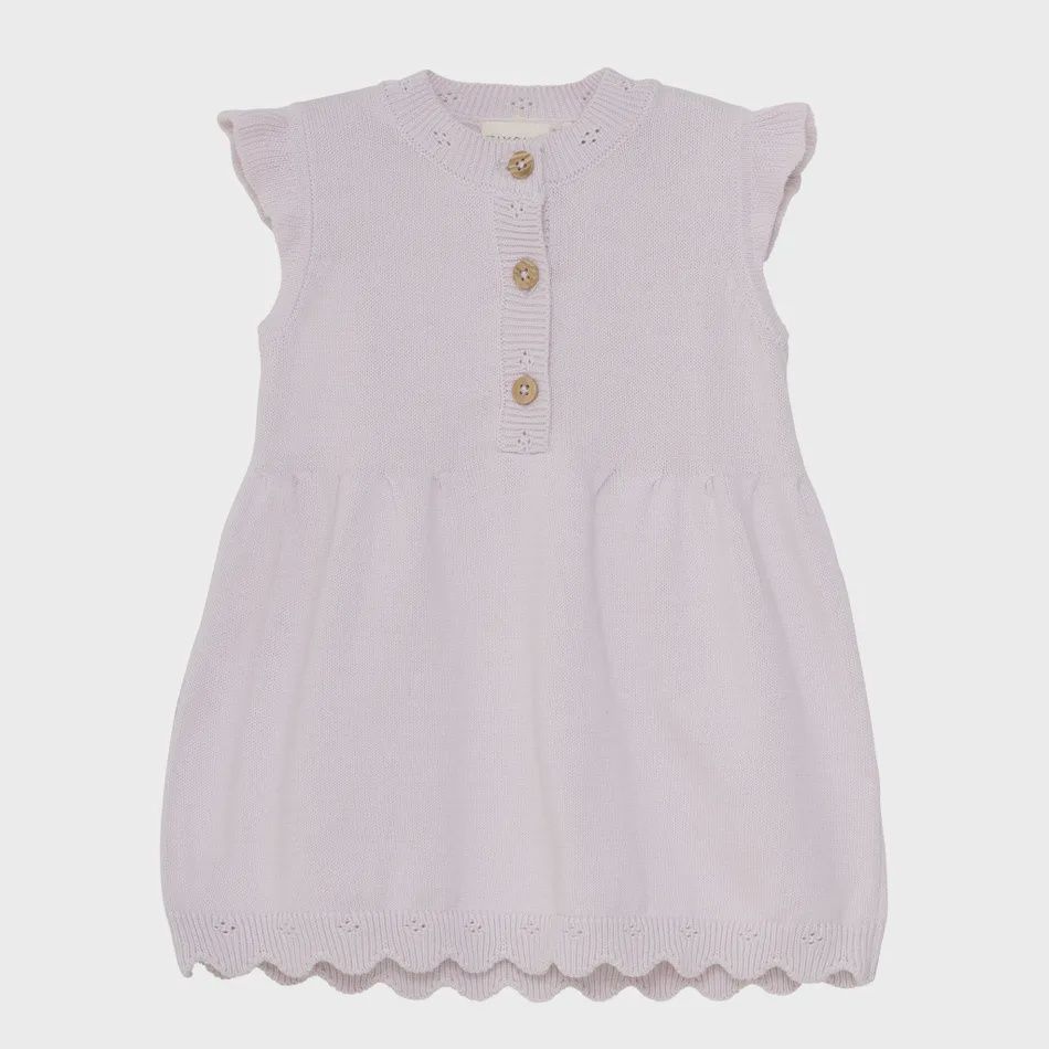 Fixoni - Knit Dress, Colour: Lilac, Size: 1 Month