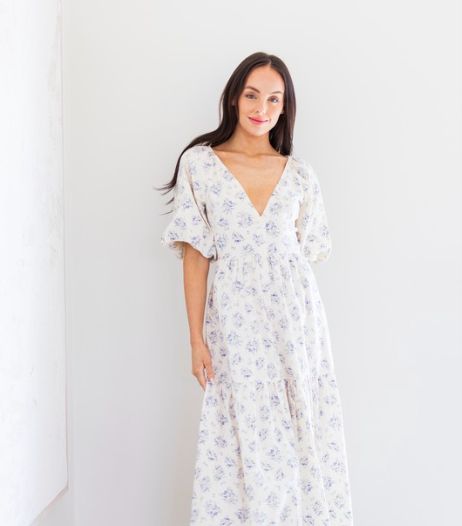 Lilah Dress Tie Back Full Length Dress