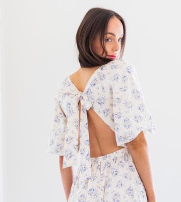 Lilah Dress Tie Back Full Length Dress