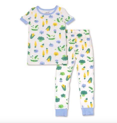 Silkbery Baby - Bamboo Short Sleeve PJ set, Size: 2T (2-3 Years)
