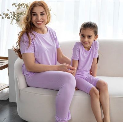 Silkberry Baby - Women&#39;s Bamboo Short Sleeve Loungewear Set