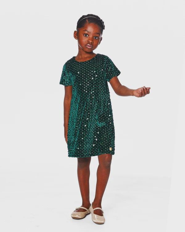 Deux Par Deux - Velvet Sequin Dress