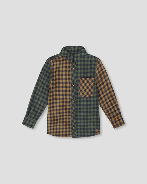 Deux Par Deux - Patchwork Plaid Flannel