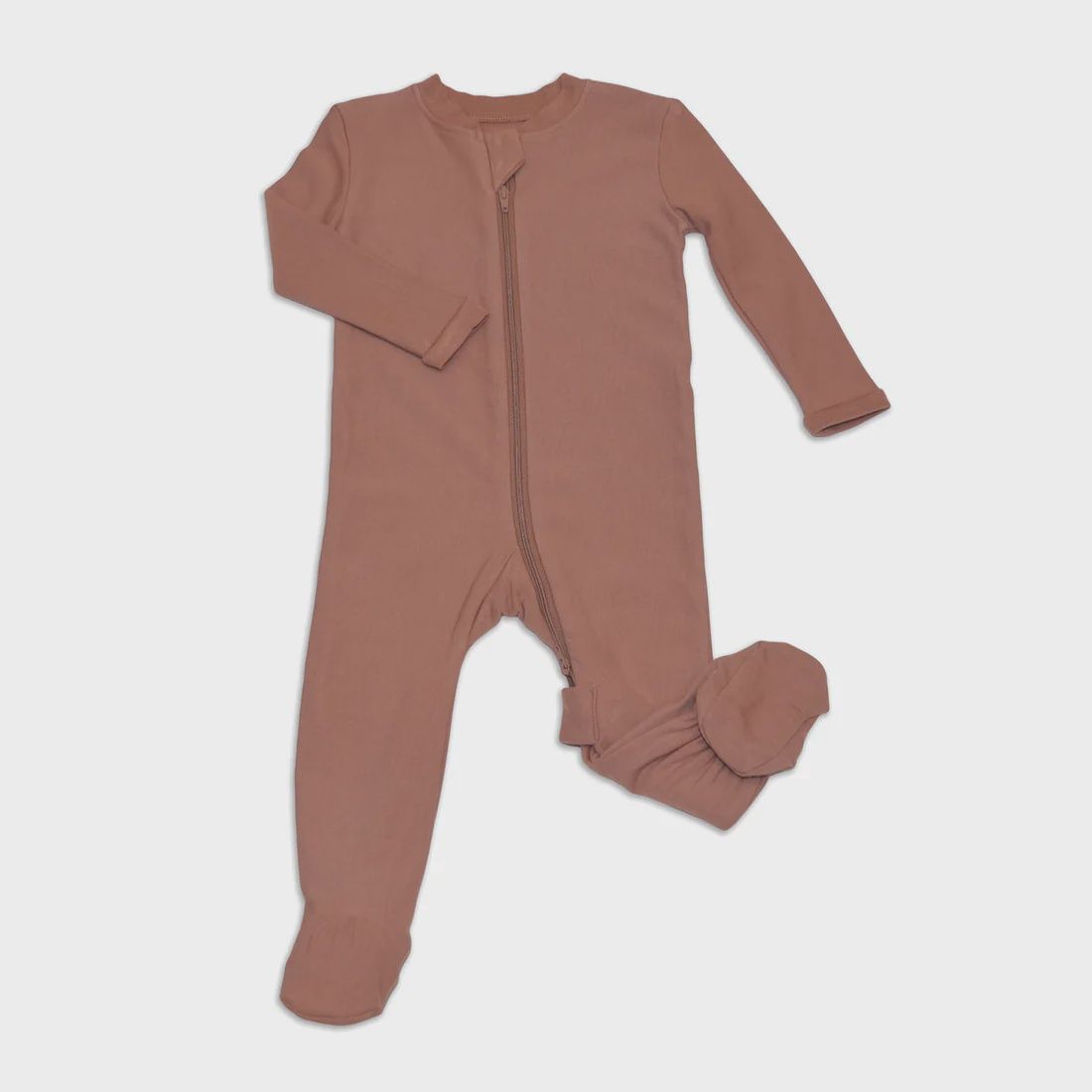 Silkberry Baby - Bamboo Fleece Sleeper, Colour: Chocolate, Size: 0-3M