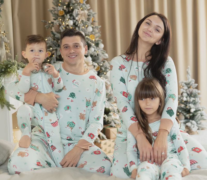 Silkberry Baby - Holiday Family Matching - Men's Long Sleeve PJ's