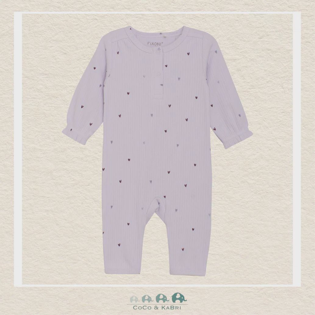 Fixoni -Ribbed Playsuit, Size: Preemie