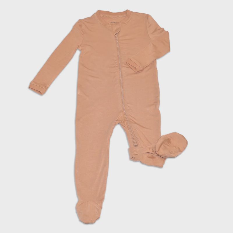 Silkberry Baby - Bamboo Footed Sleepers - Solid Colours