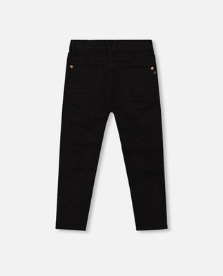 Deux Par Deux - Stretch Twill Black Pants