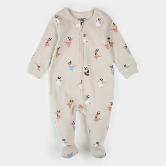 Petit Lem - Ballerina PJs, Item: Footed Sleeper, Size: Newborn