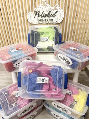 Imagination Run Wild - Sensory Rice Bins