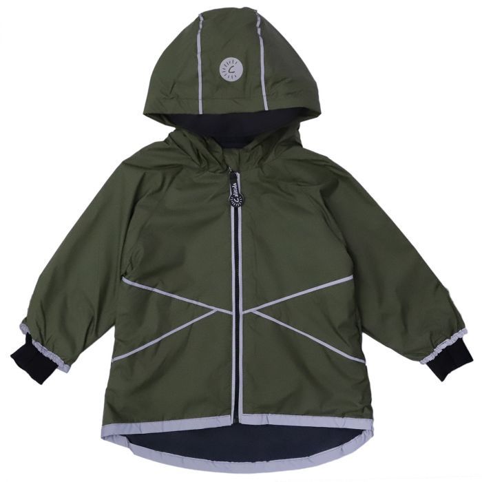 Calikids - Rain Jackets, Colour: Olive Green, Size: 18 Month