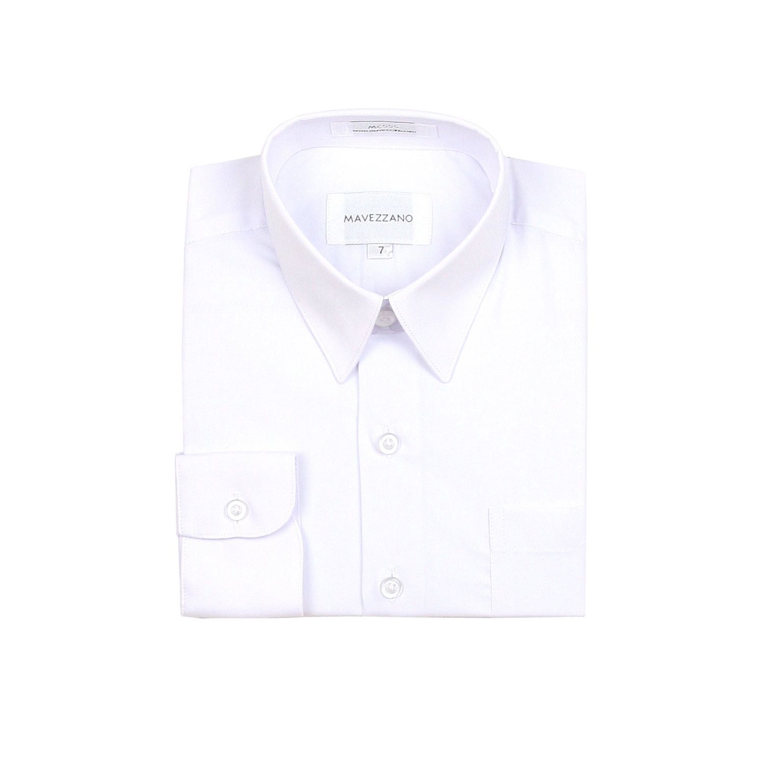 Mavezzanos - Dress Shirts, Colour: White, Size: 6-12m